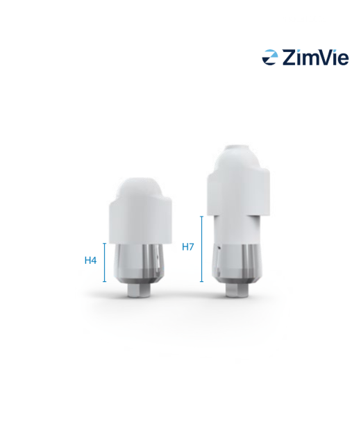 GenTek™ IOS Scanbody, Certain/External Hex, Low Profile - 4.8mm(D) x 4.0mm(H) - 2 unidades