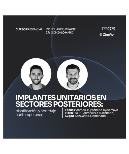 Implantes unitarios en sectores posteriores: planificación y abordaje contemporáneo